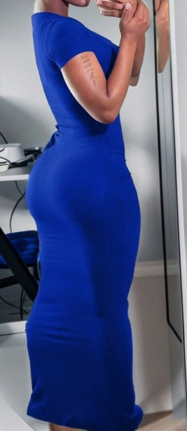 Casual Solid Bodycon Dress – view 5 of 5 | My Dressing Room