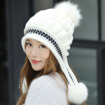 Cozy Fleece-Feel Ear-Flap Pom-Pom Beanie – view 27 of 27 | My Dressing Room