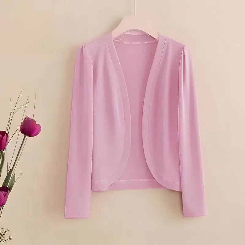 Cropped Shawl Cardigan - view 6