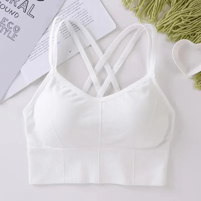 Cross-Back Seamless Sports Bra Tank – view 10 of 10