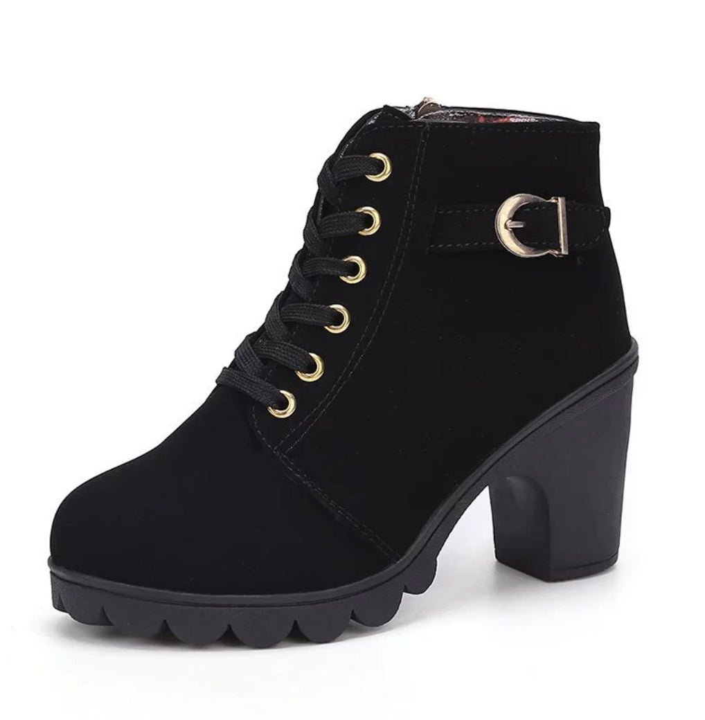 Leopard Print Suede Ankle Boots – view 2 of 10 | My Dressing Room