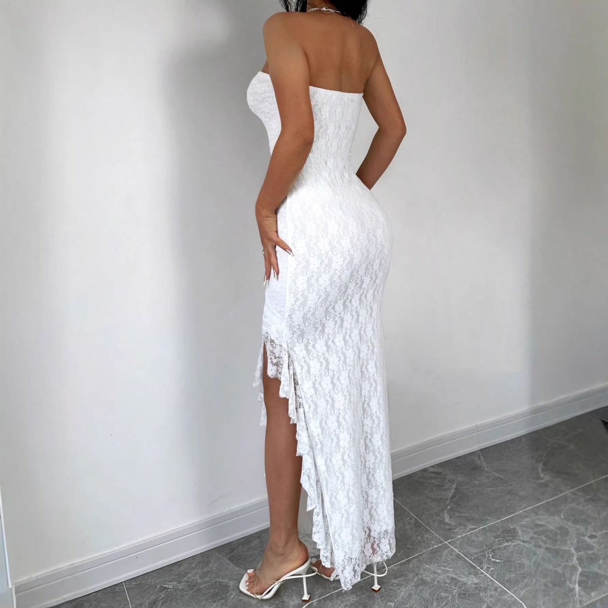 Strapless Slit Mini Dress – view 4 of 6