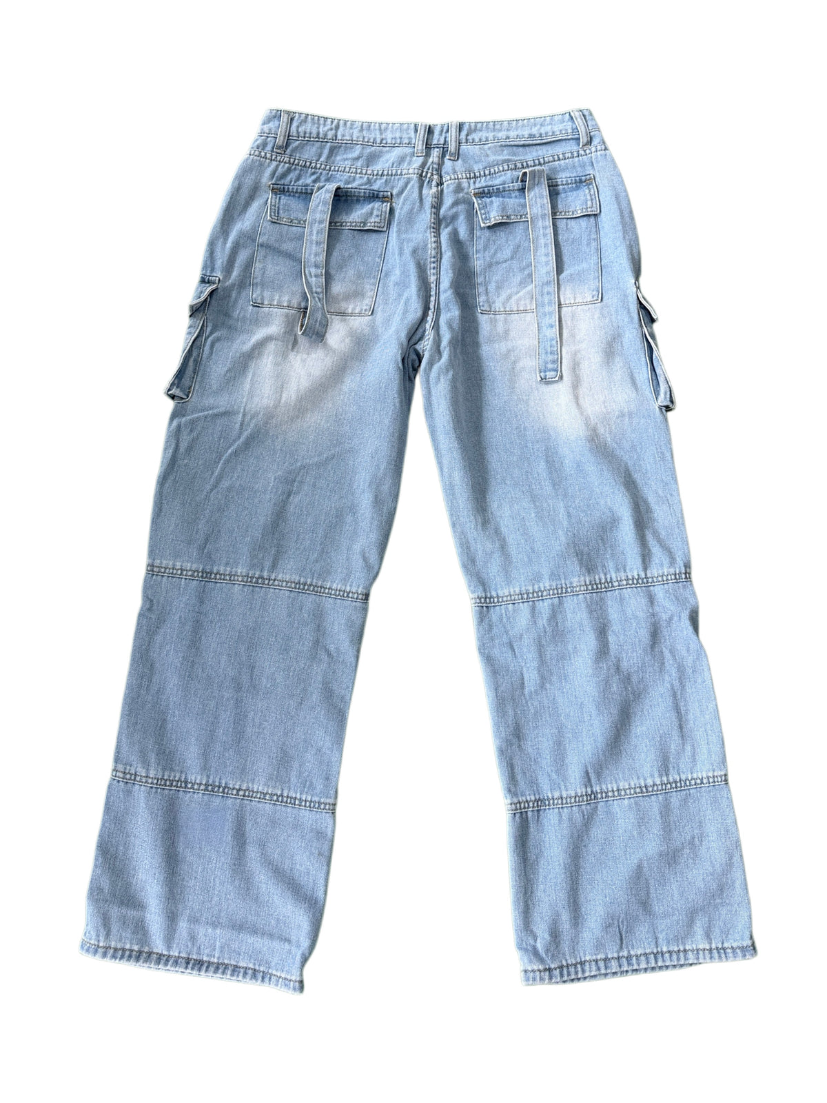 Baggy Cargo Wide-Leg Jeans - view 1