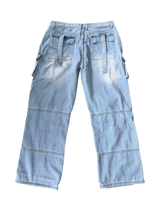 Baggy Cargo Wide-Leg Jeans - view 1