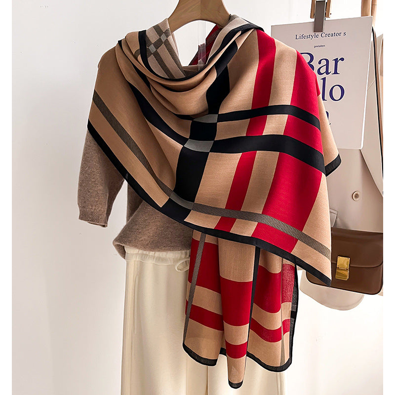 Soft Solid Winter Scarf - view 2