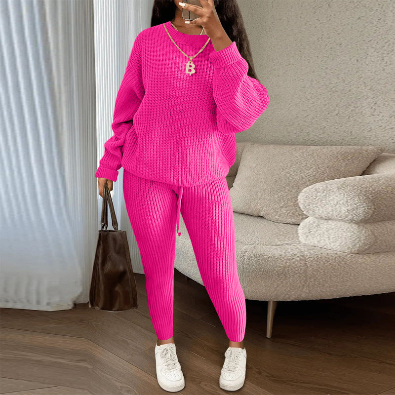 Ribbed Knit Sweater & Pants Set – view 4 of 10 | My Dressing Room