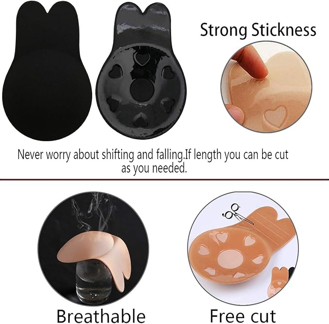 Adhesive Strapless Backless Bra (A/B Cup) - view 3