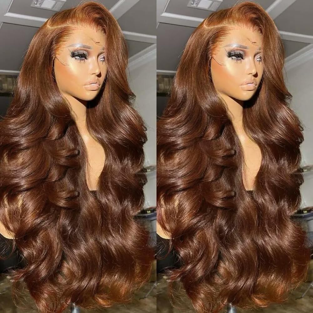 Chocolate Brown Body Wave Lace Front Wig – view 5 of 6