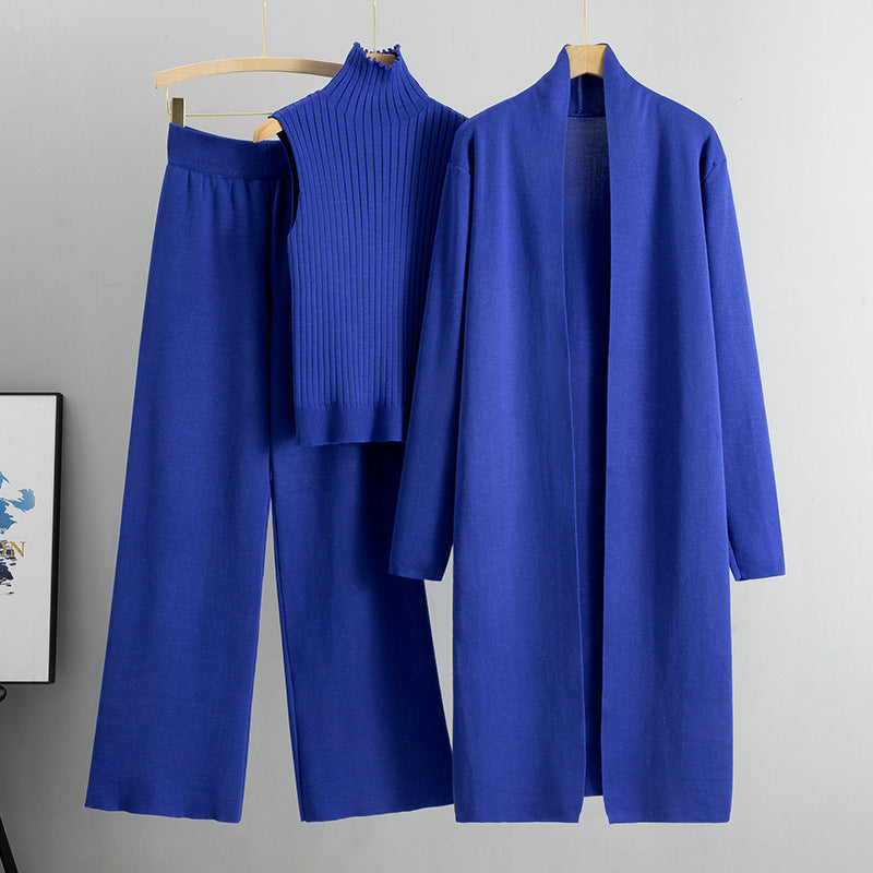 3-Piece Knit Vest, Cardigan & Pants Set – view 5 of 11 | My Dressing Room