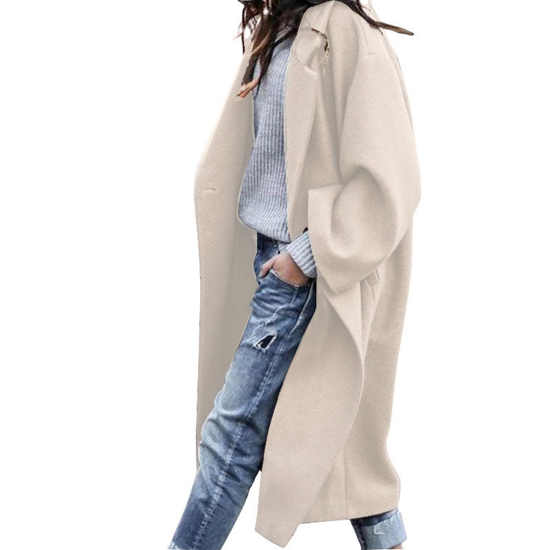 Casual Wool-Blend Single-Breasted Coat – view 8 of 10 | My Dressing Room