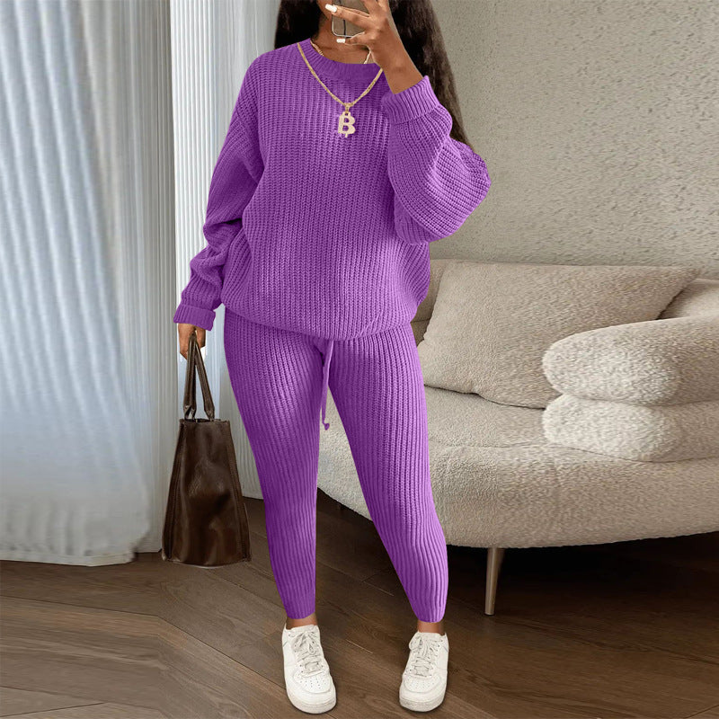 Ribbed Knit Sweater & Pants Set – view 2 of 10 | My Dressing Room