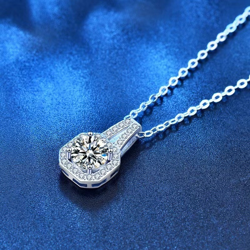 Moissanite S925 Sterling Silver Necklace for Women – view 3 of 6 | My Dressing Room