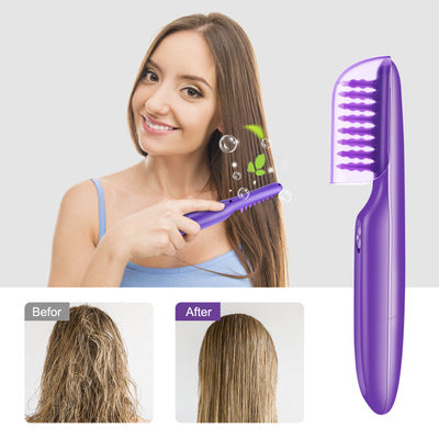 Electric Scalp Massage Detangling Brush, purple – view 3 of 5 | My Dressing Room