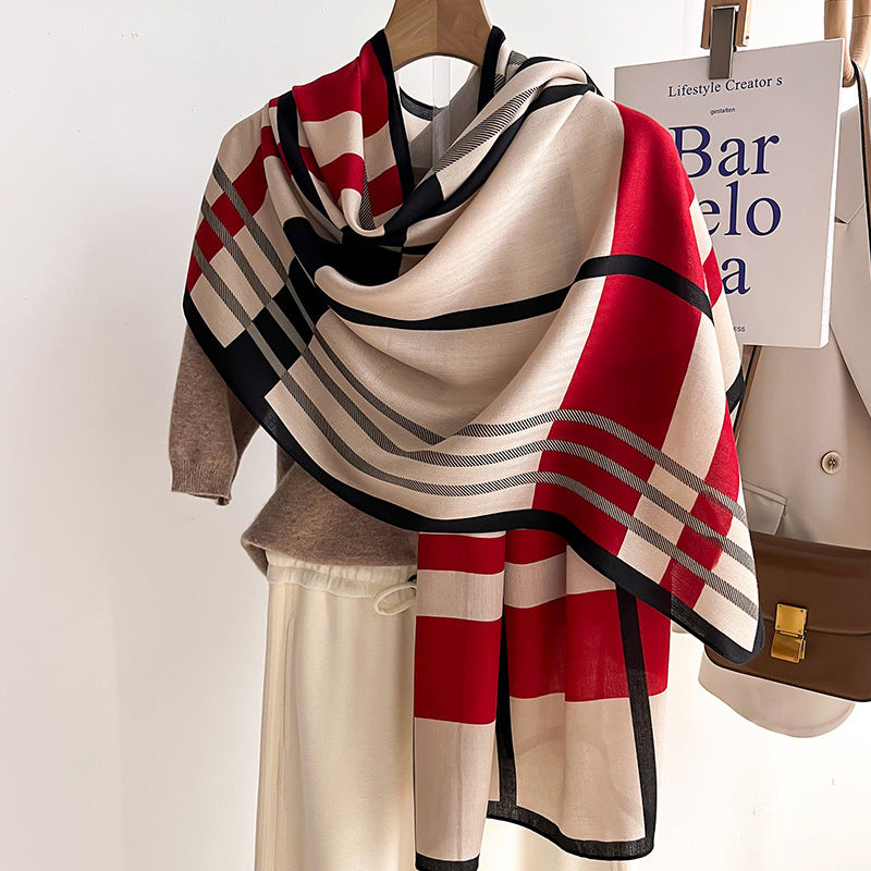 Soft Solid Winter Scarf - view 3