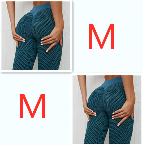 Plaid Seamless High-Waist Yoga Leggings - view 5