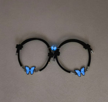 Glow-in-the-Dark Butterfly Necklace & Bracelet Set – view 4 of 10 | My Dressing Room