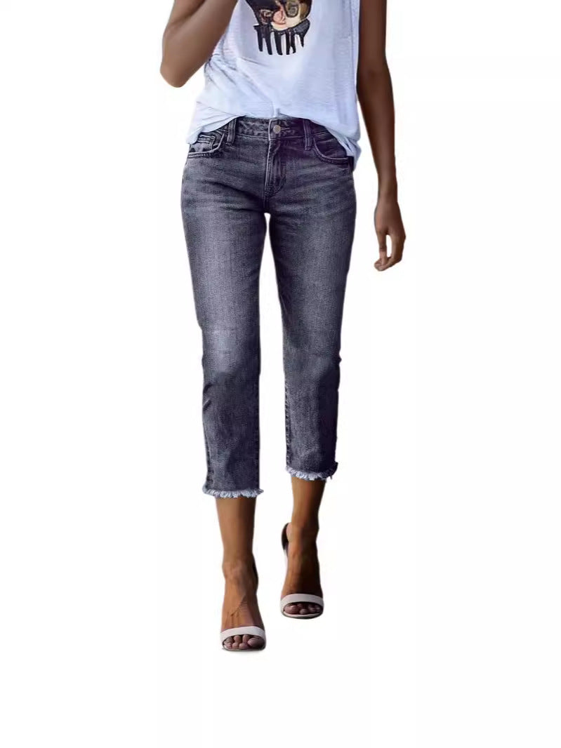Retro Slim-Fit Stretch Jeans – view 9 of 9 | My Dressing Room