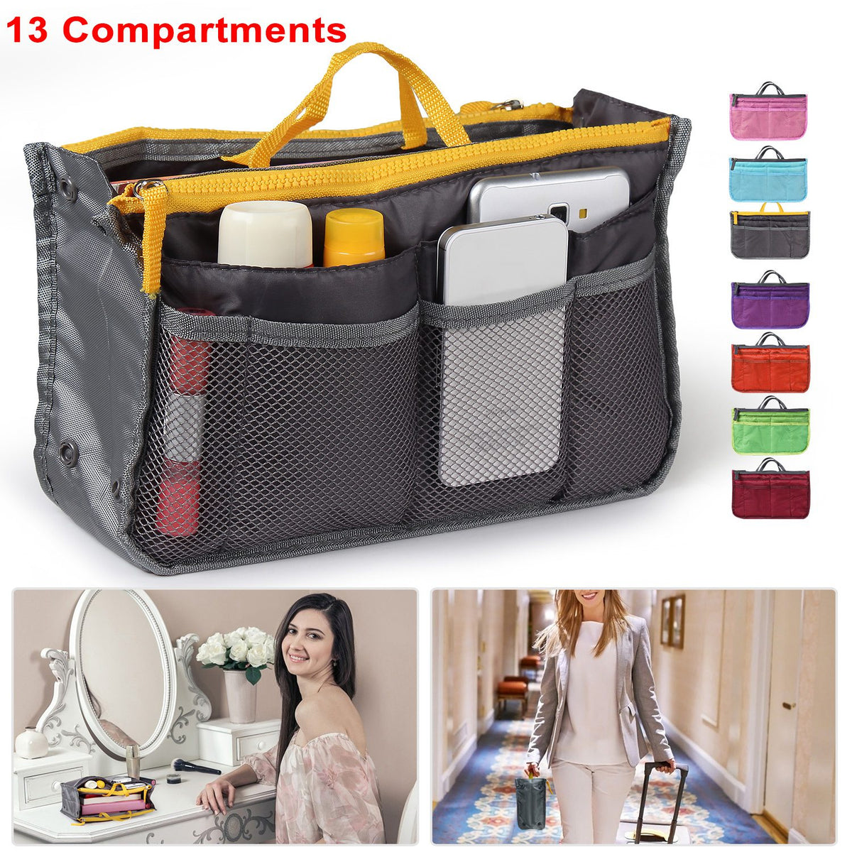 Handbag Organizer Insert – main view | My Dressing Room