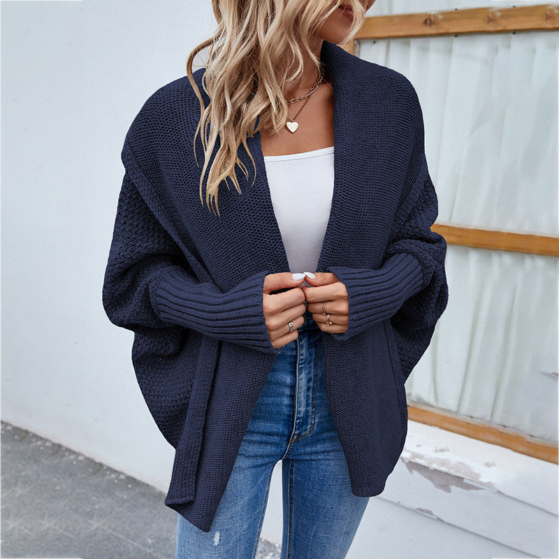 Loose Bat-Sleeve Knitted Cardigan – view 10 of 11 | My Dressing Room
