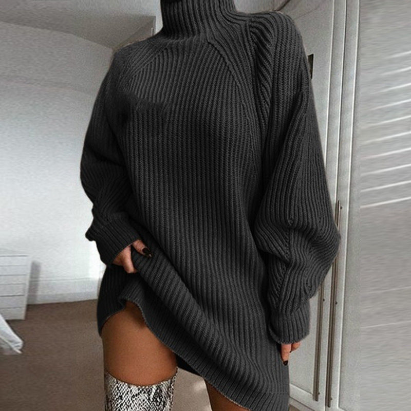 Turtleneck Sweater Dress – view 5 of 10 | My Dressing Room