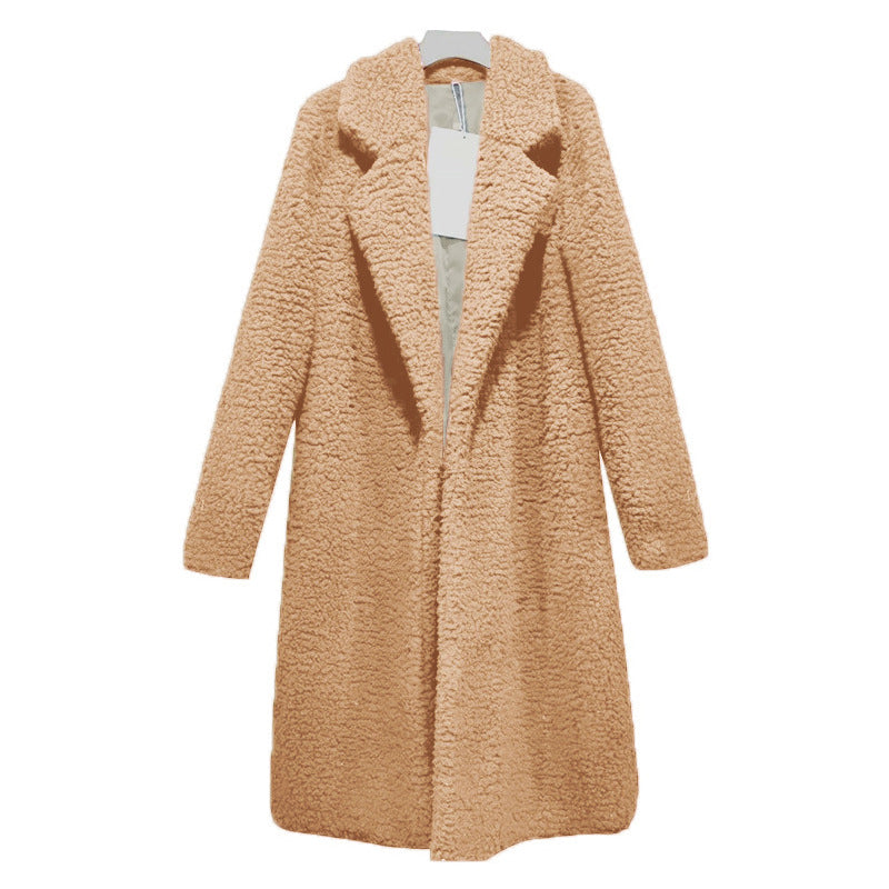 Lamb Velvet Fleece Lapel Coat – view 8 of 11 | My Dressing Room