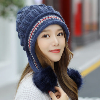 Cozy Fleece-Feel Ear-Flap Pom-Pom Beanie – view 19 of 27 | My Dressing Room