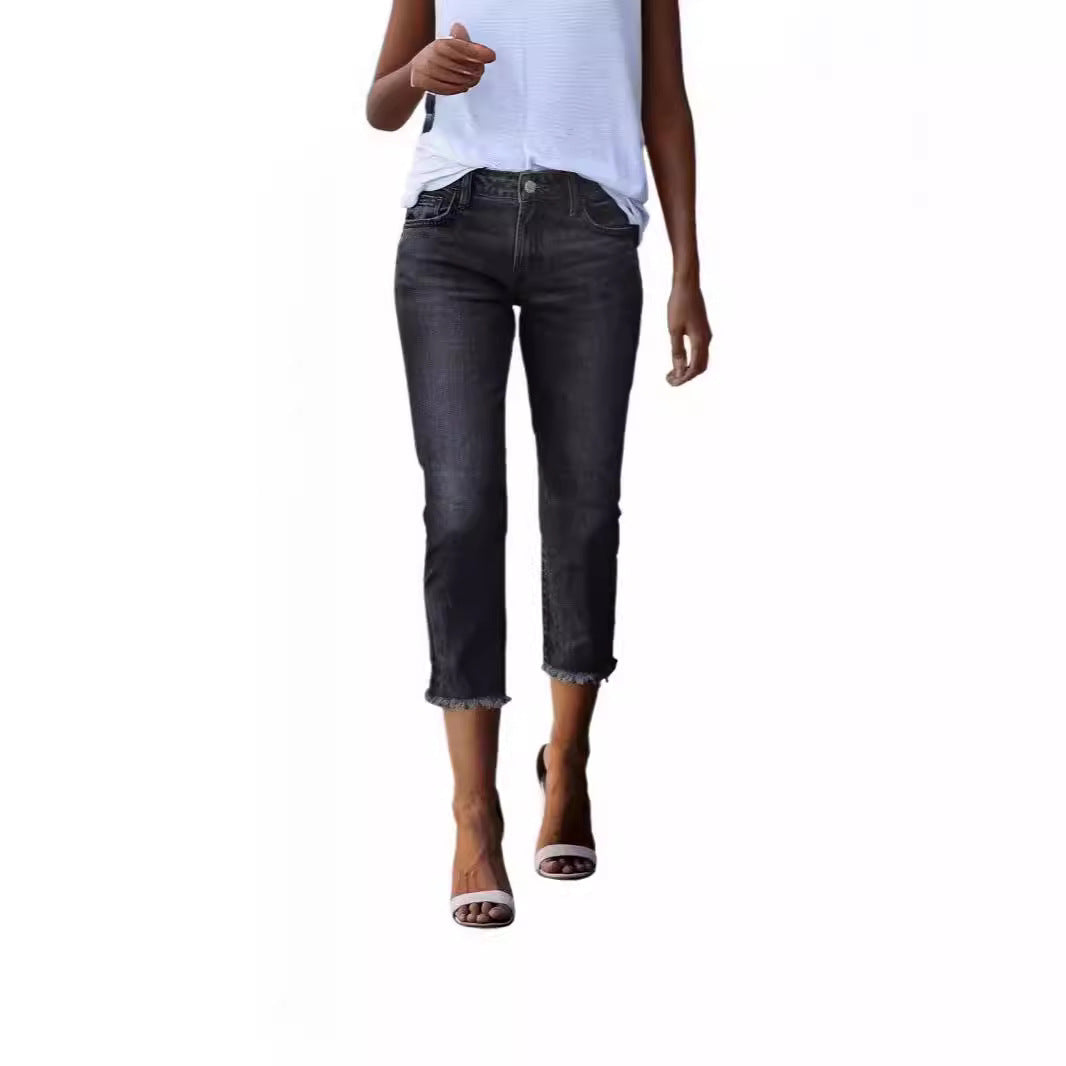 Retro Slim-Fit Stretch Jeans – view 7 of 9 | My Dressing Room