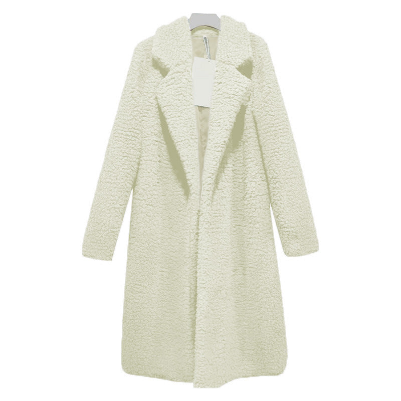 Lamb Velvet Fleece Lapel Coat – view 11 of 11 | My Dressing Room