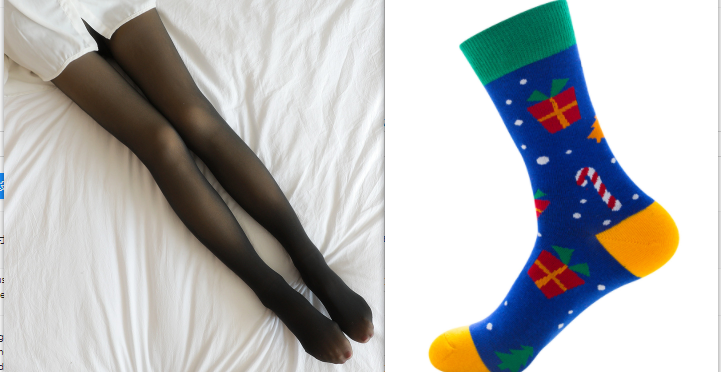 Fleece-Lined Sheer-Look Thermal Tights - view 6