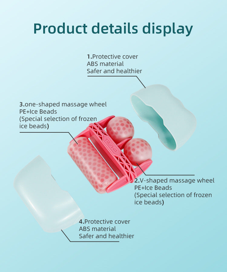 Dual-Head Facial Ice Roller, pink – view 3 of 10 | My Dressing Room