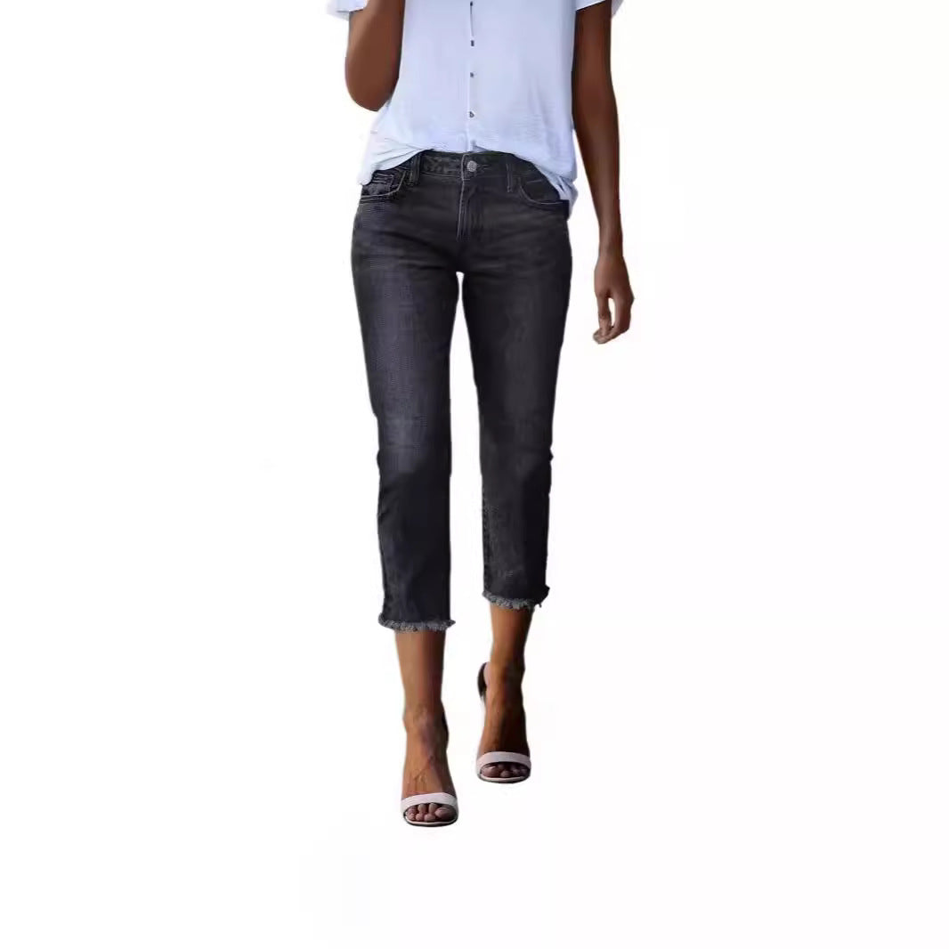 Retro Slim-Fit Stretch Jeans – view 2 of 9 | My Dressing Room