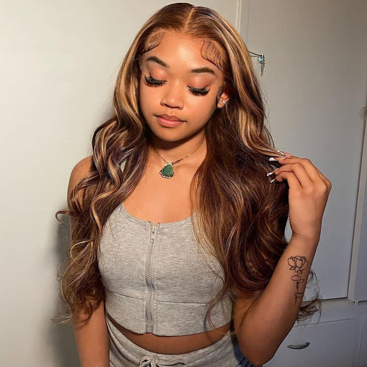 P4/27 Body Wave 4x4 Lace Closure Wig – main view | My Dressing Room