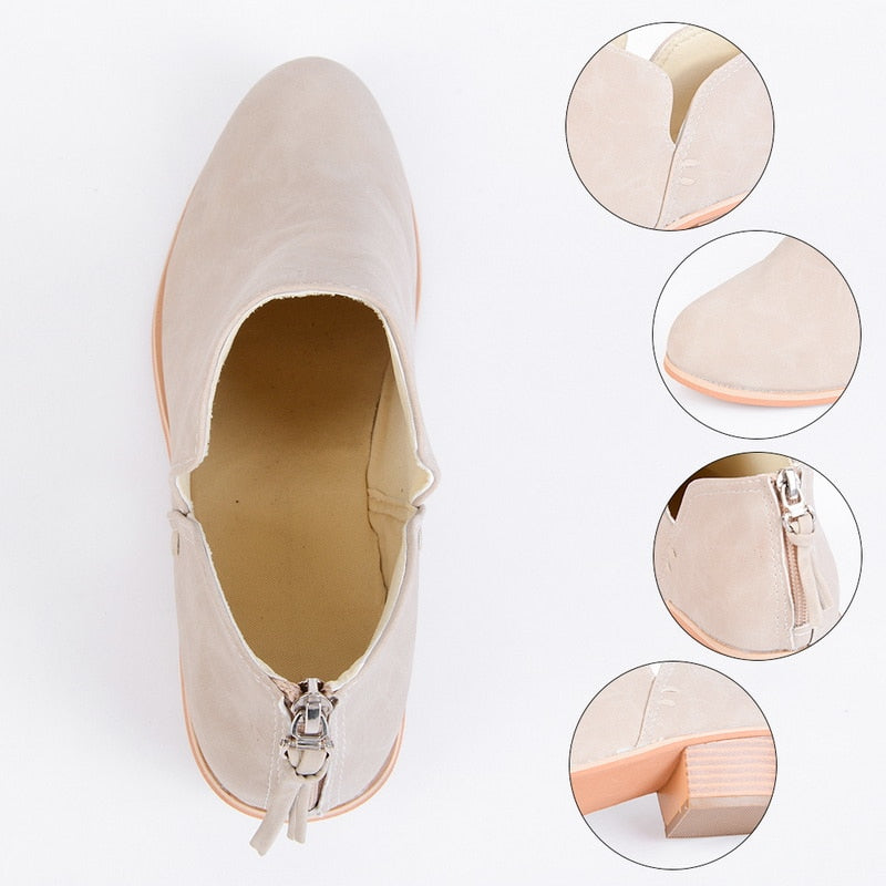 Retro High Heel Ankle Boots – view 3 of 10 | My Dressing Room