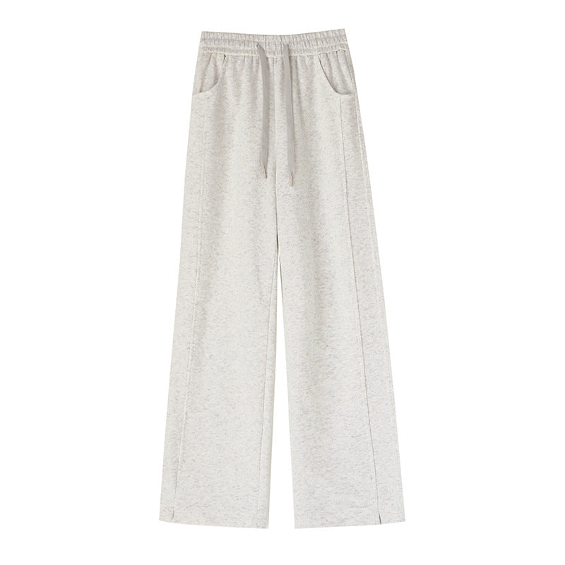 High-Waist Straight-Leg Sweatpants - view 2