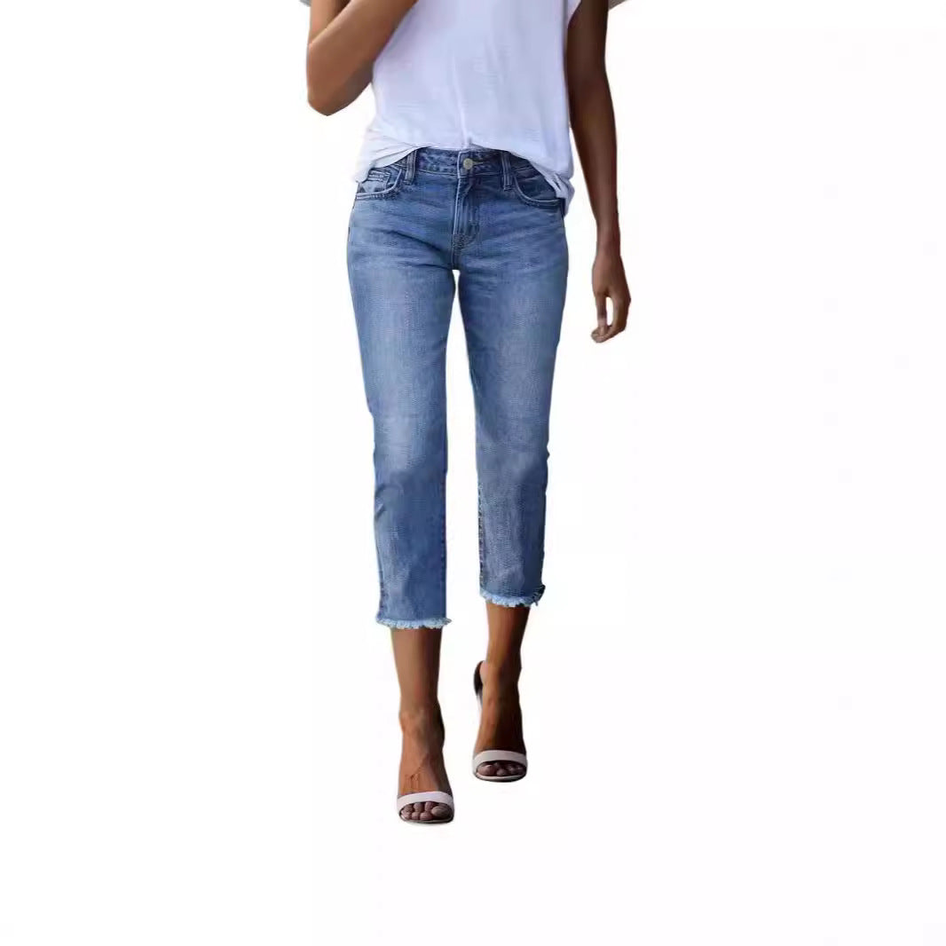 Retro Slim-Fit Stretch Jeans – view 4 of 9 | My Dressing Room
