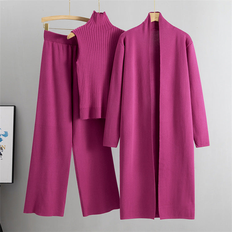 3-Piece Knit Vest, Cardigan & Pants Set – view 9 of 11 | My Dressing Room