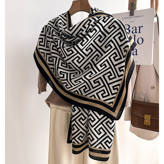 Lightweight Color Block Scarf - view 1