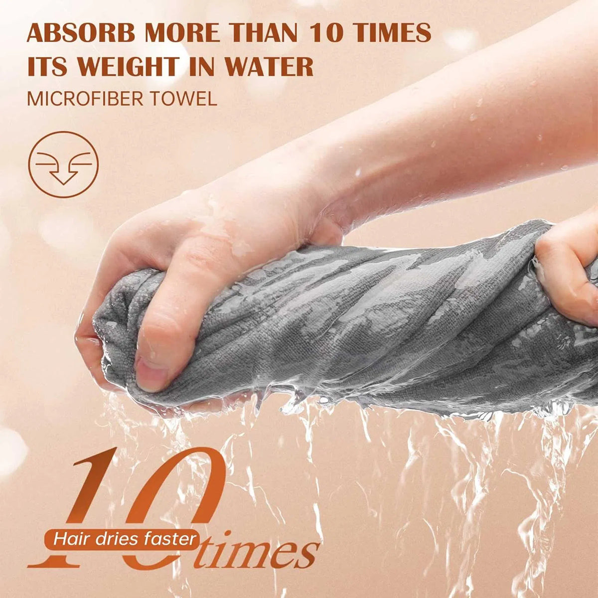 Microfiber Hair Towel Wrap 3-Pack, multicolour – view 2 of 7 | My Dressing Room