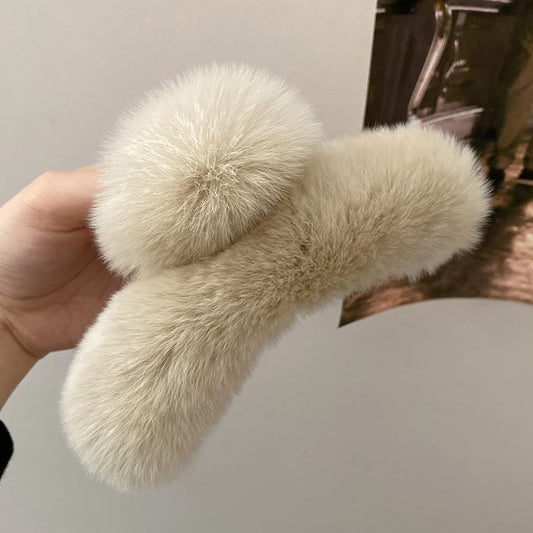 Oversized Plush Claw Clip - view 1