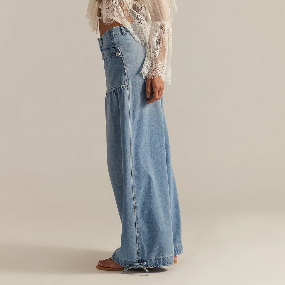 Loose Mid-Waist Straight Jeans – view 7 of 8 | My Dressing Room