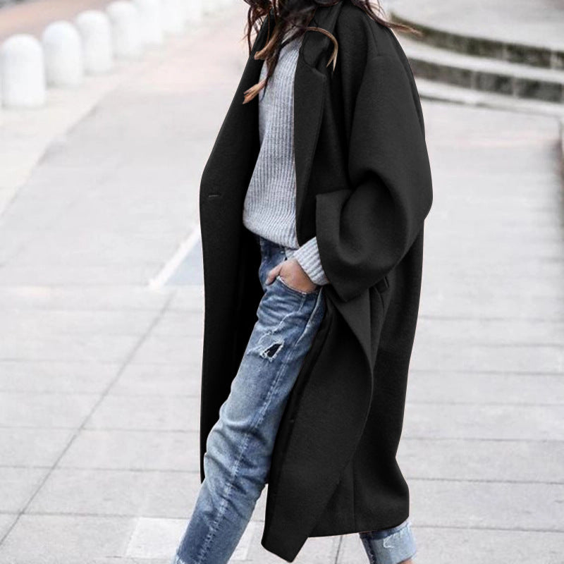 Casual Wool-Blend Single-Breasted Coat – view 2 of 10 | My Dressing Room