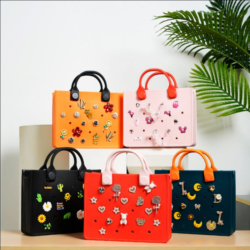 Waterproof EVA Tote Beach Bag – main view | My Dressing Room