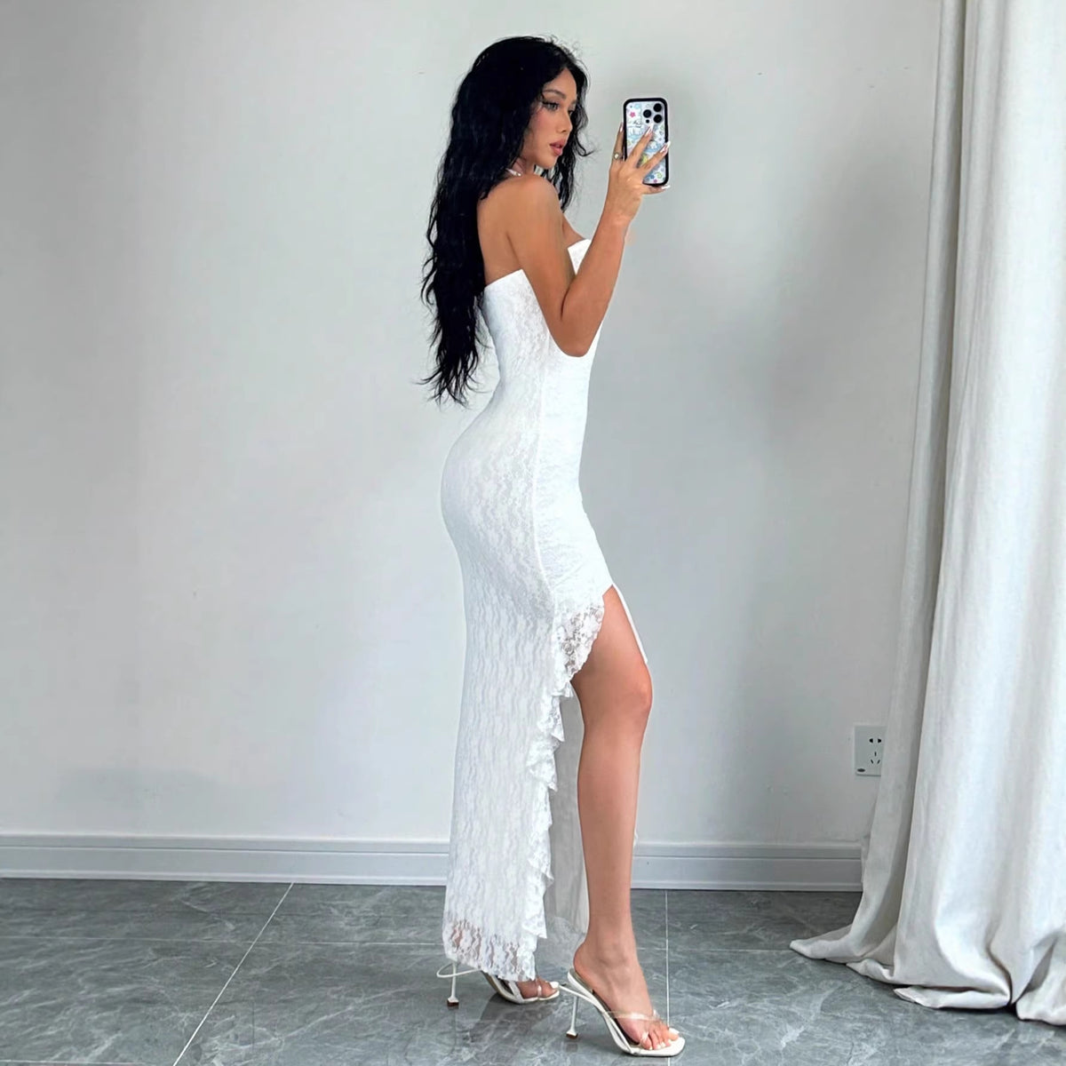Strapless Slit Mini Dress – view 2 of 6