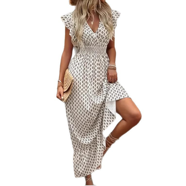 Sleeveless Ruched Beach Midi Dress – view 6 of 6