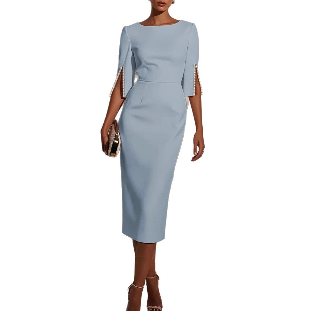 Beaded Half-Sleeve Work Dress – view 6 of 10