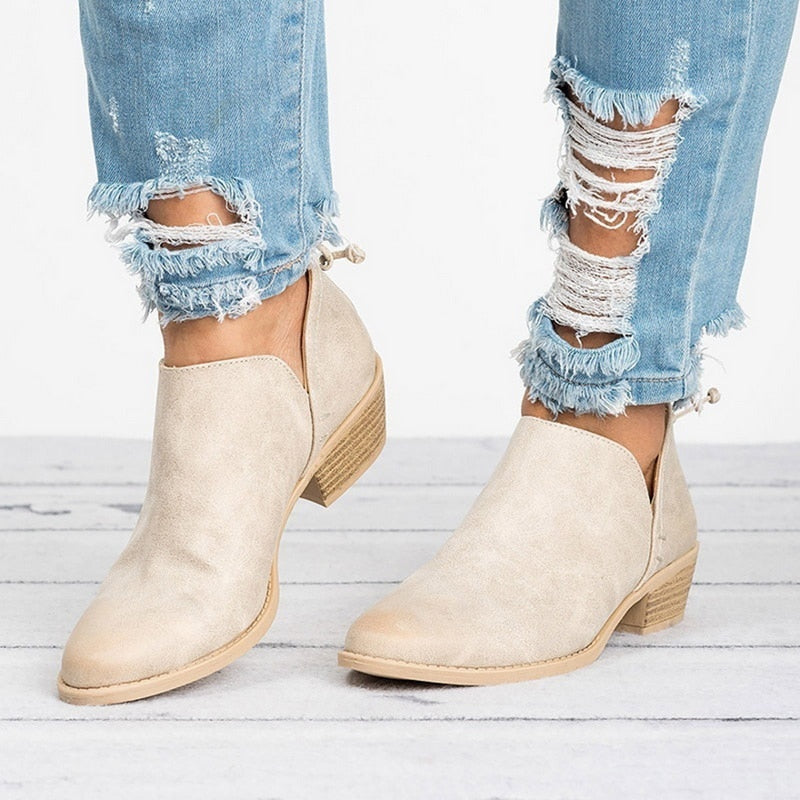Retro High Heel Ankle Boots – view 9 of 10 | My Dressing Room