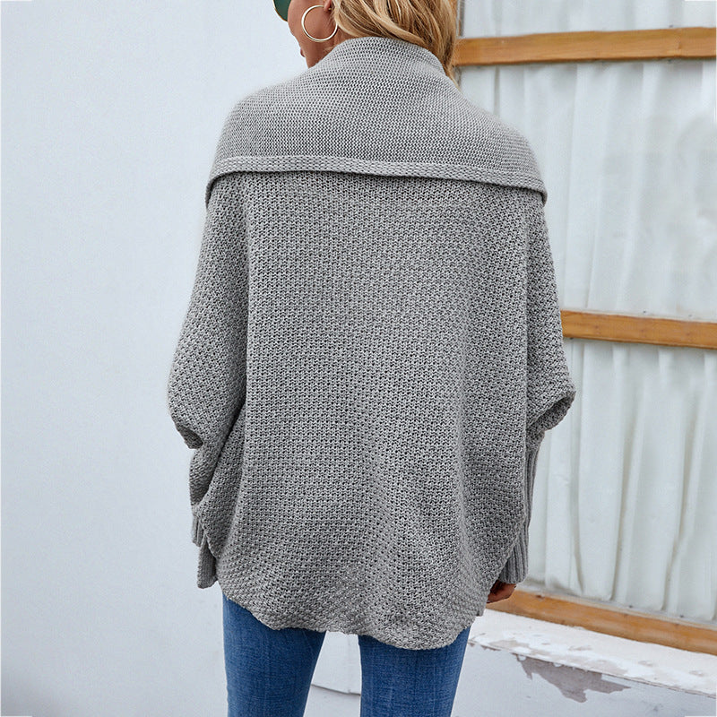 Loose Bat-Sleeve Knitted Cardigan – view 9 of 11 | My Dressing Room