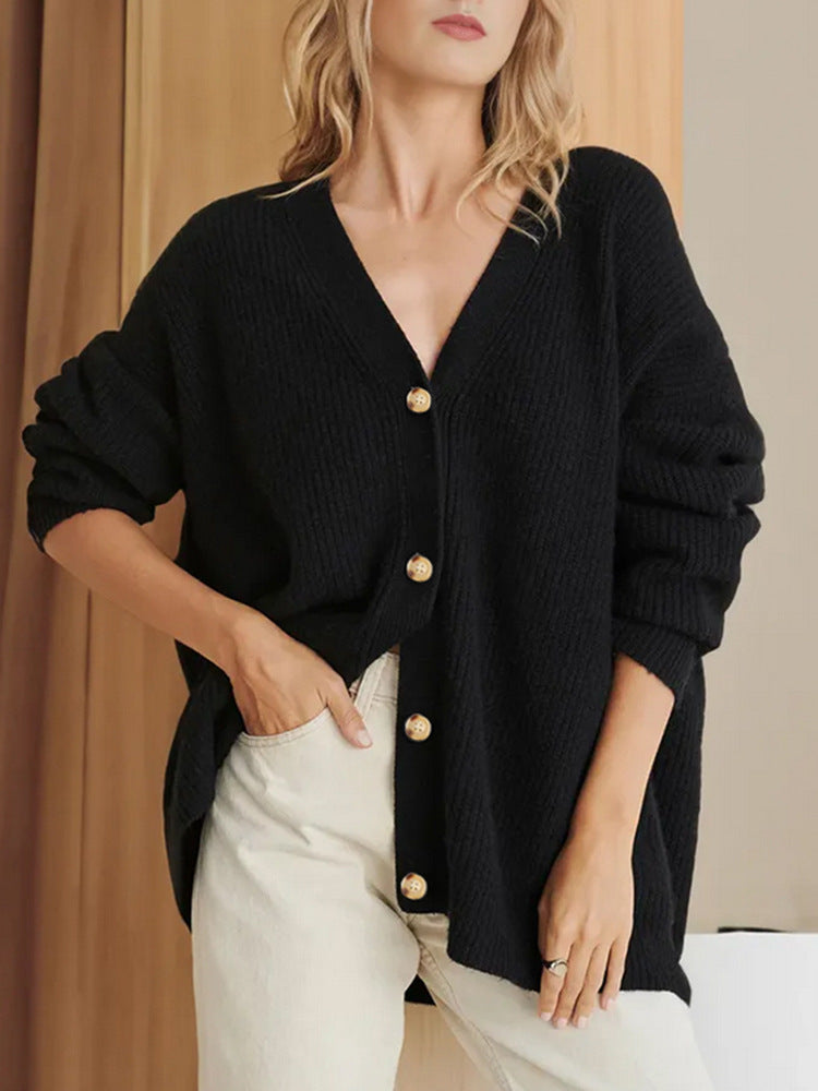 Solid Color Cardigan Sweater Coat – view 8 of 10 | My Dressing Room