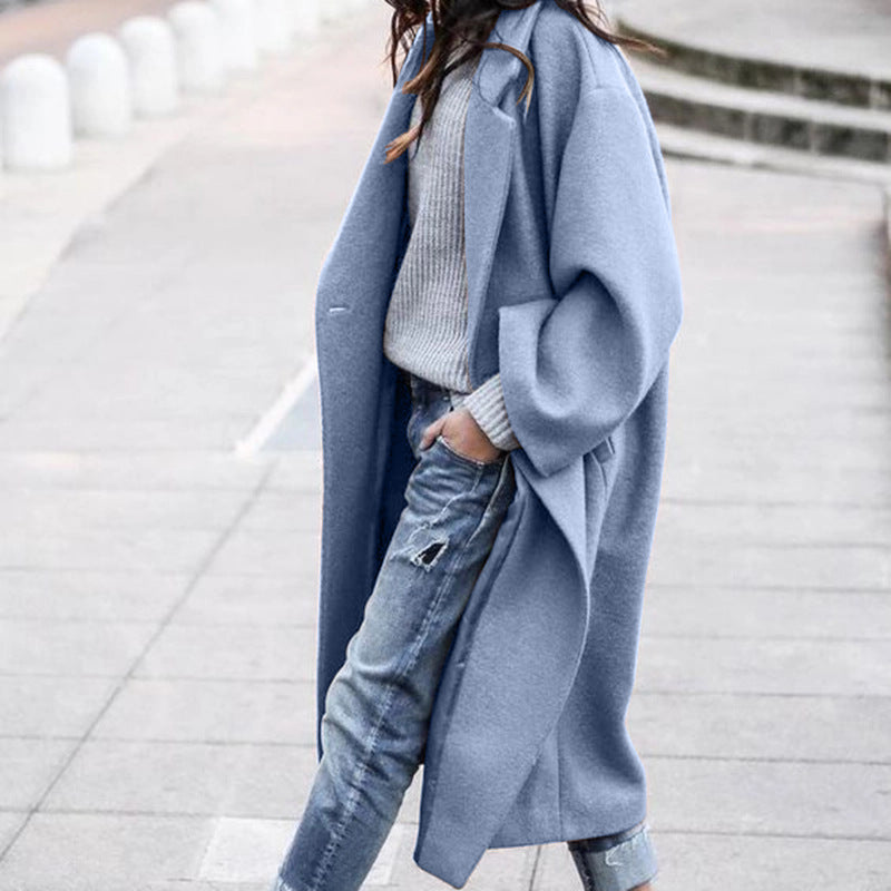 Casual Wool-Blend Single-Breasted Coat – view 3 of 10 | My Dressing Room