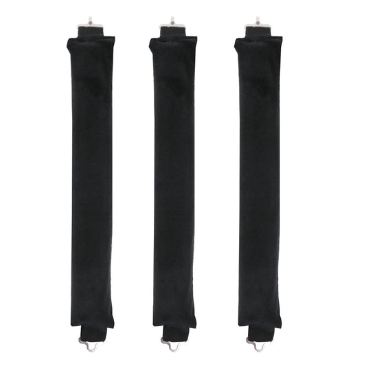 Heatless Curling Rollers 3-Pack, Black – main view | My Dressing Room